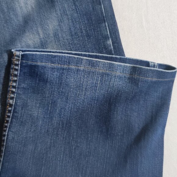 Denver Hayes Bootcut jeans men's size 38/32 dark washed ink blue colour - Picture 10 of 13